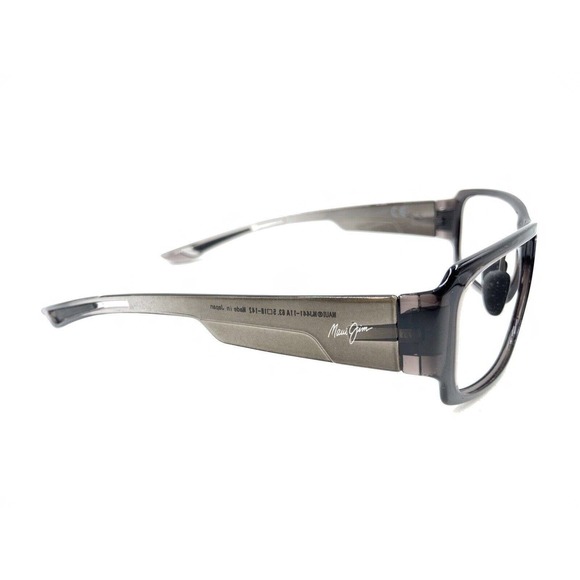 Maui Jim MonkeyPod MJ441-11A Smoke Gray Wrap Sunglasses Frames 63.5-18 142 Japan - Picture 4 of 10